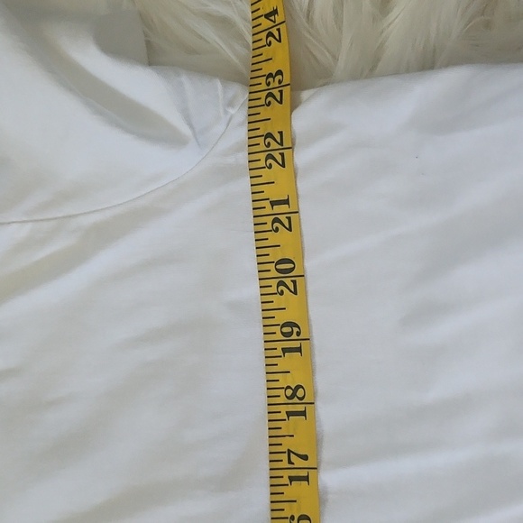 Gildan Lightweight White Tee with Red and Yellow KC Chiefs Graphics - Picture 10 of 11